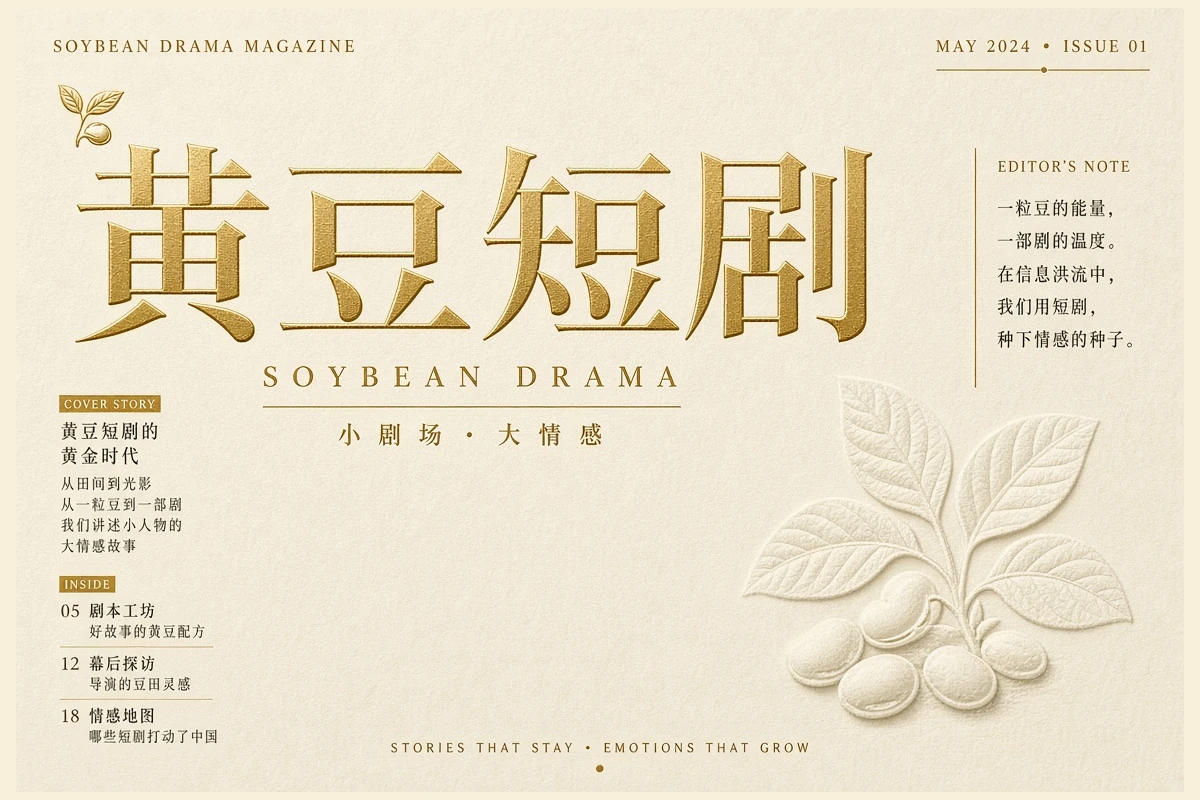 黄豆短剧品牌画面